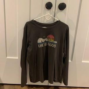 life is good long sleeve t